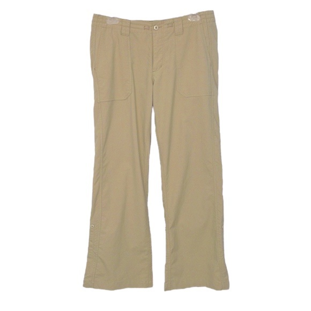 Patagonia women's Size 8 nylon convertible pants.‎ Khaki/tan. EUC